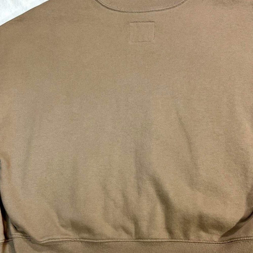 Abercrombie & Fitch Paris France Embroidered Cropped Crewneck Sweatshirt Small - Picture 5 of 10